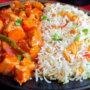 Lahori Chicken Manchurian & Egg Fried Rice