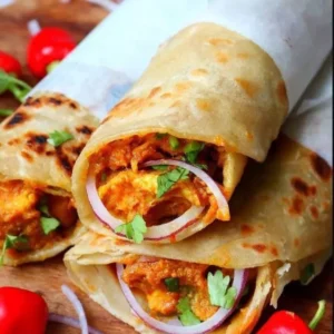 Lahori Chicken Tikka Paratha Roll