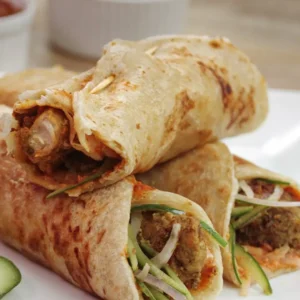 Lahori Lamb Tikka Paratha Roll