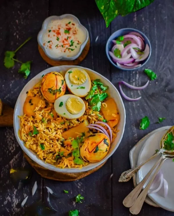 Lahori Egg Aloo Biryani Extra Large