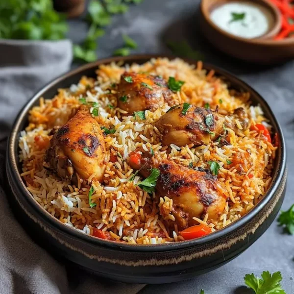 Lahori Boned Chicken Tikka Biryani