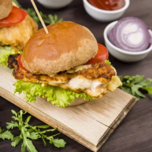 Lahori Chicken Steak Burger 