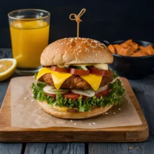 Lahori Peri Peri Lemon and Herb Burger