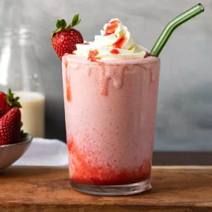 Lahori Homemade Strawberry Milkshake