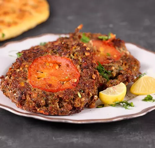 Lahori Chapli Lamb Kebab (2 Pcs)