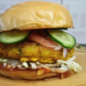 Lahori Aloo Tikki Burger
