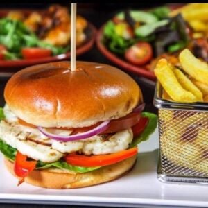 Lahori Halloumi Burger