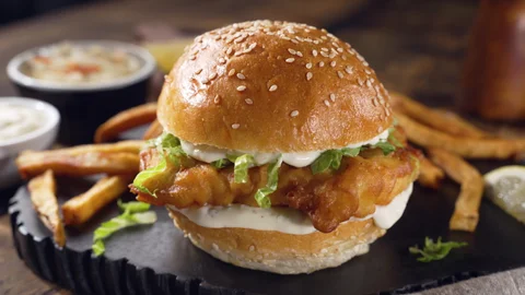 lahori fish burger