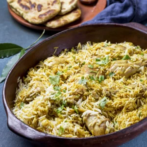 Lahori Special Boned Chicken Kabuli Pulao