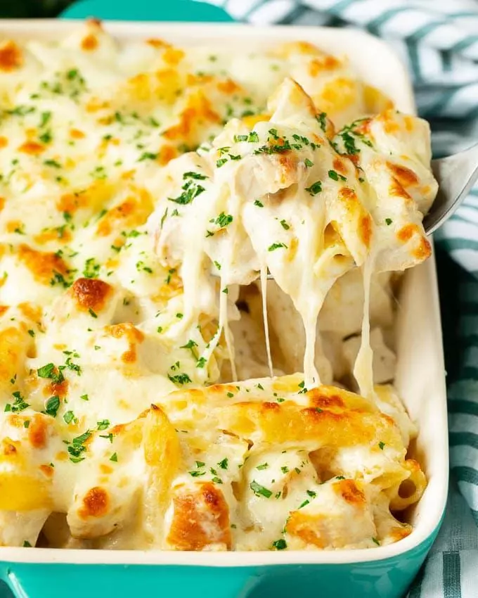 Lahori chicken cheese pasta