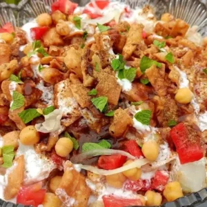 Lahori Papri Chana Chaat