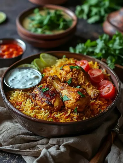 Lahori Boned Chicken Tikka Biryani Large