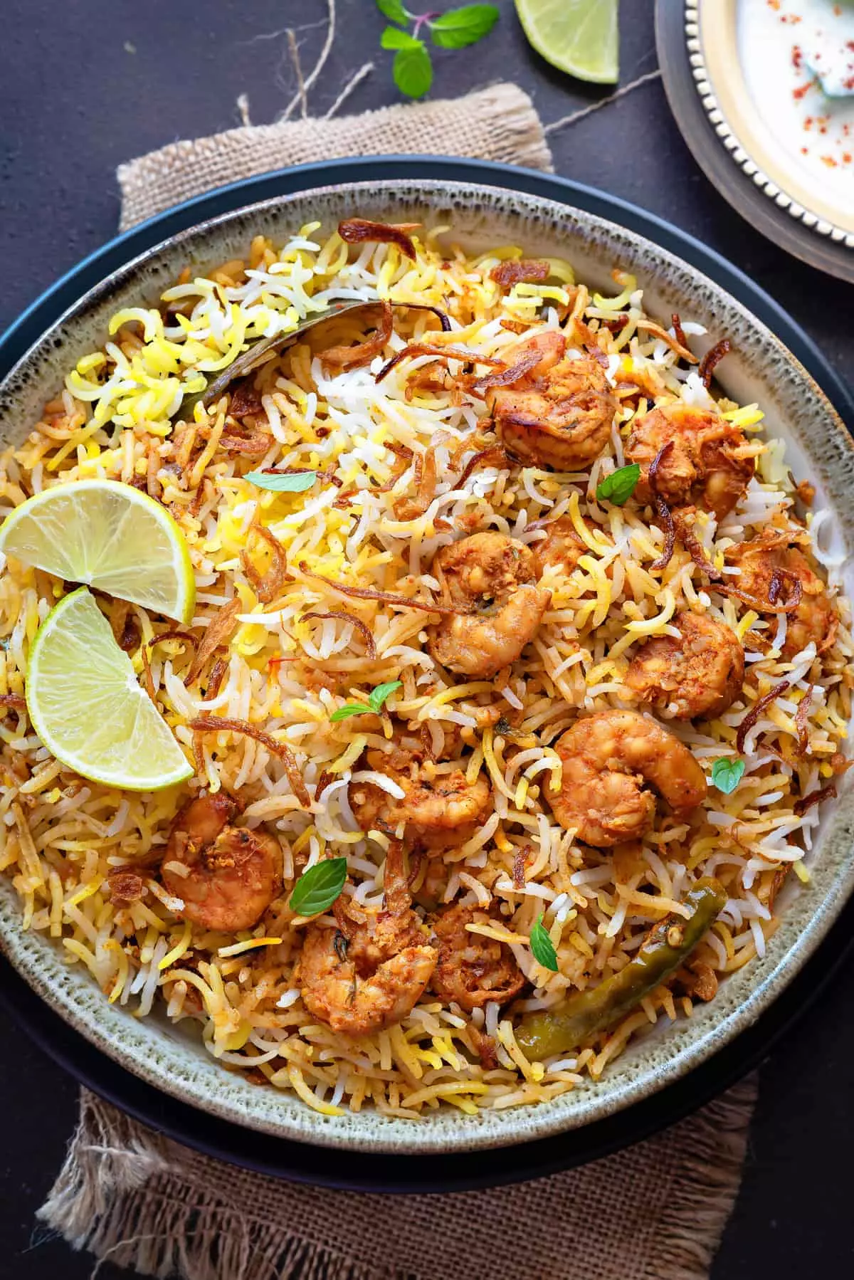 Lahori Prawn Tikka Biryani Large
